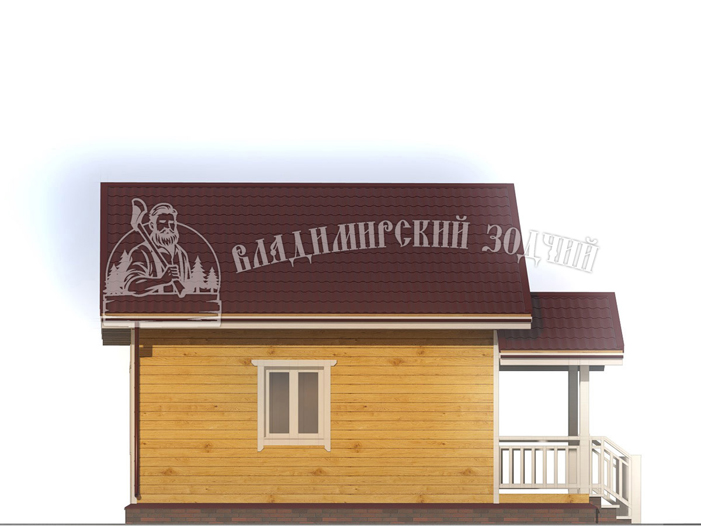 Проект Баня из бруса ББ011