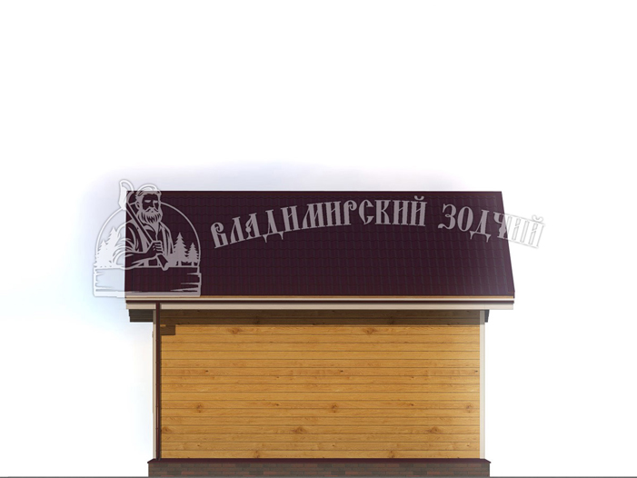 Проект Баня из бруса ББ015