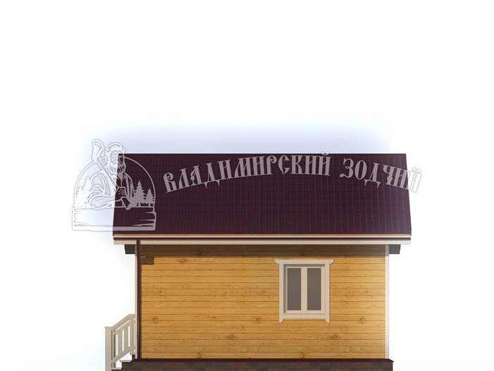 Проект Баня из бруса ББ016