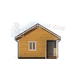 Проект Баня из бруса ББ043