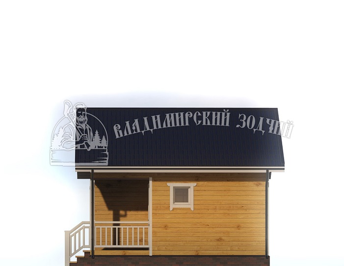 Проект Баня из бруса ББ043