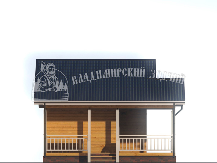 Проект Баня из бруса ББ046