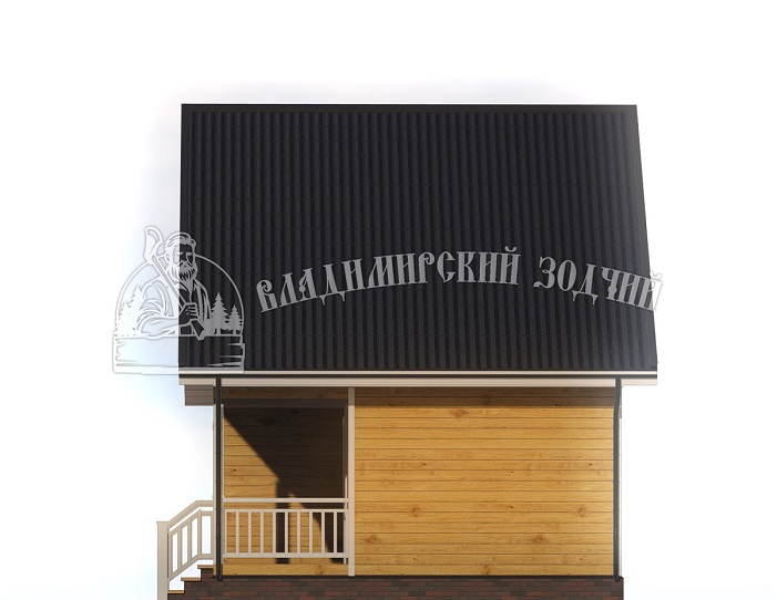 Проект Баня из бруса ББ058