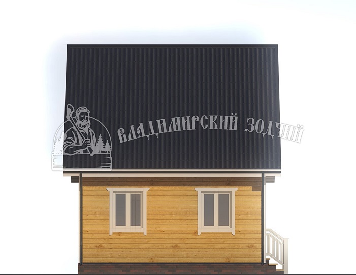 Проект Баня из бруса ББ058