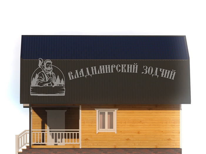 Проект Баня из бруса ББ062