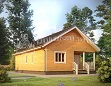 Проект Дом из бруса ДБ031