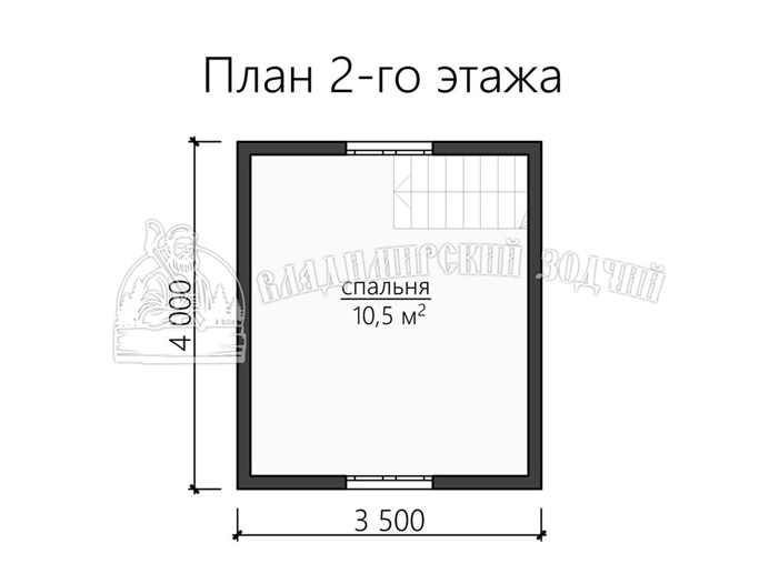 Проект Дом из бруса ДБ085 