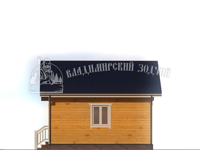 Проект Дом из бруса ДБ088