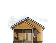 Проект Дом из бруса ДБ099