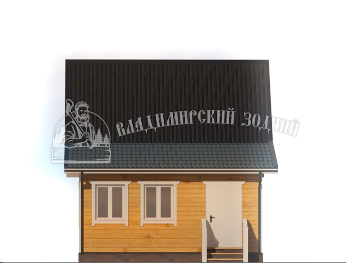 Проект Дом из бруса ДБ101