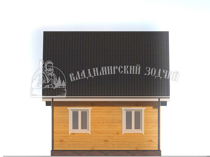 Проект Дом из бруса ДБ101