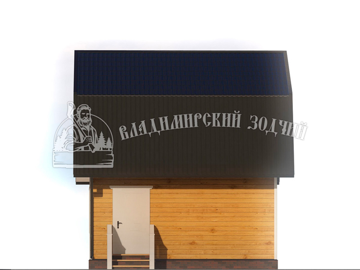 Проект Дом из бруса ДБ112