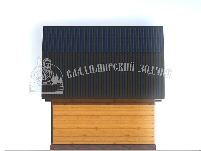 Проект Дом из бруса ДБ112