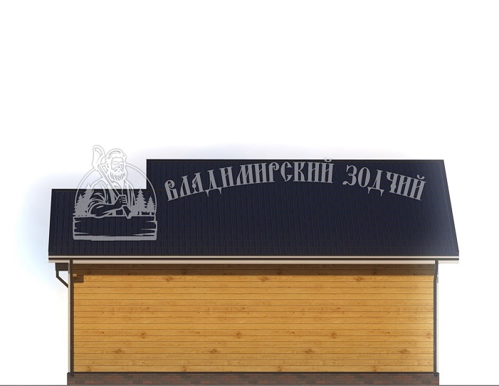 Проект Дом из бруса ДБ120