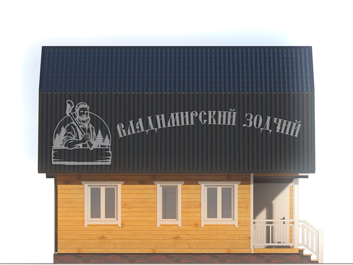 Проект Дом из бруса ДБ131