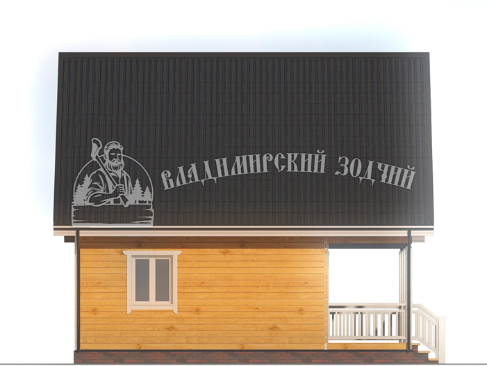 Проект Дом из бруса ДБ135