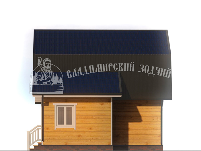 Проект Дом из бруса ДБ145