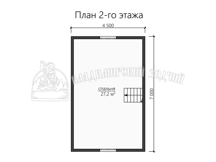 Проект Дом из бруса ДБ145 