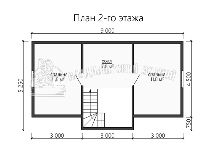 Проект Дом из бруса ДБ158 