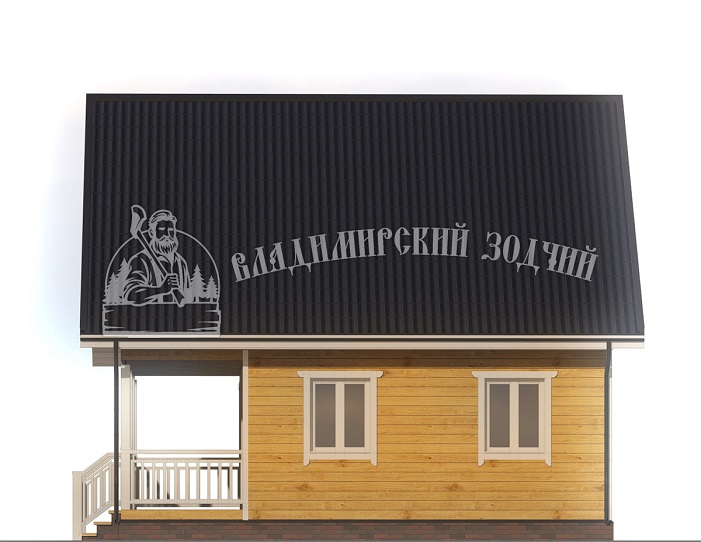 Проект Дом из бруса ДБ160