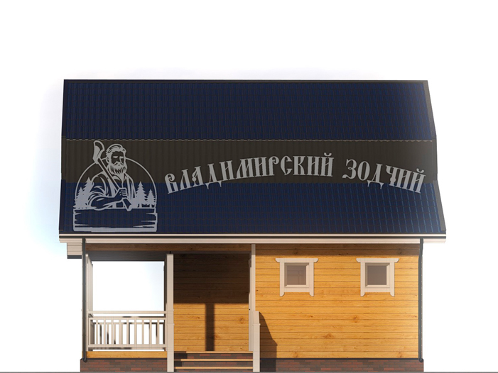 Проект Дом из бруса ДБ161