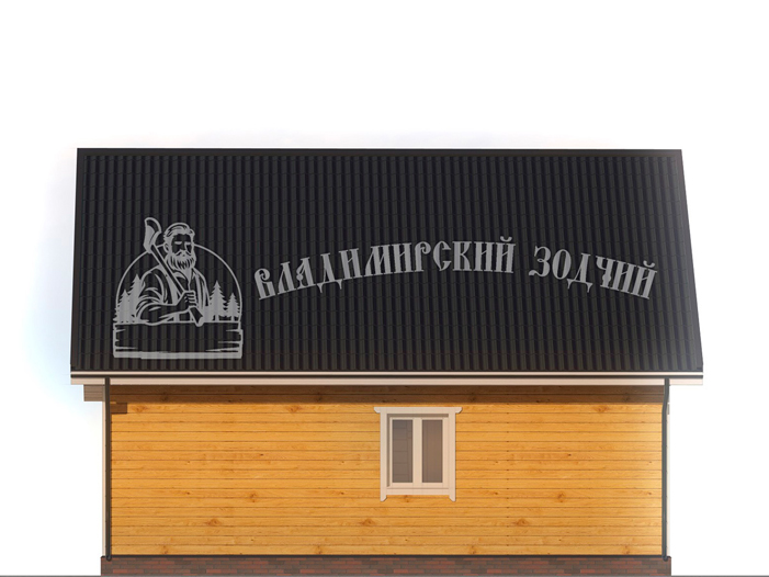 Проект Дом из бруса ДБ176