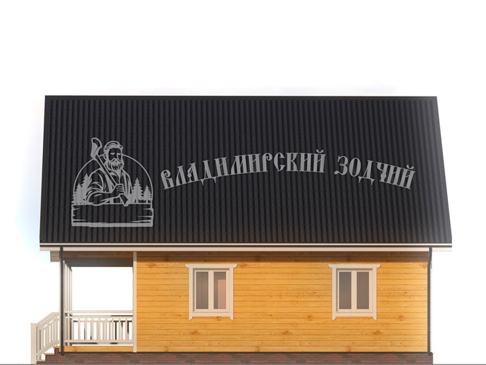 Проект Дом из бруса ДБ185