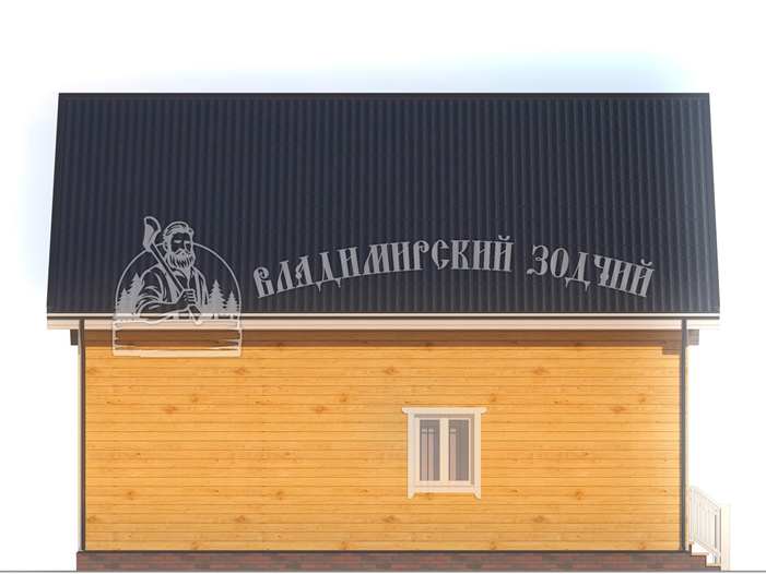 Проект Дом из бруса ДБ188