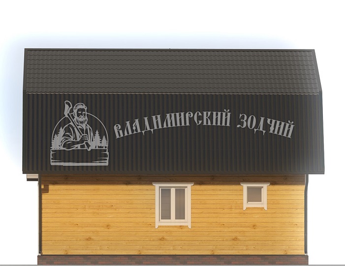 Проект Дом из бруса ДБ236