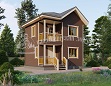 Проект Каркасный дом ДК020