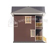 Проект Каркасный дом ДК020