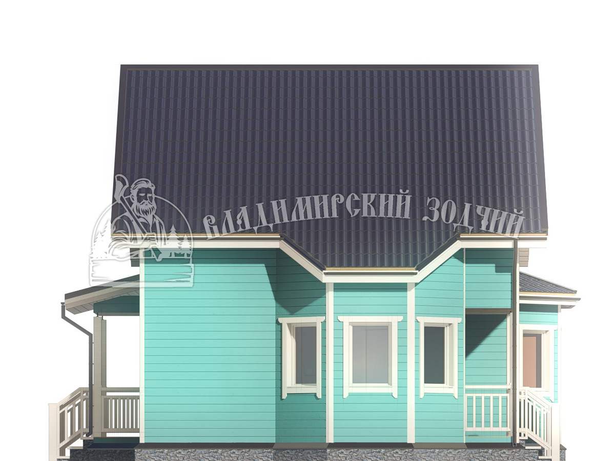 Проект Каркасный дом ДК029