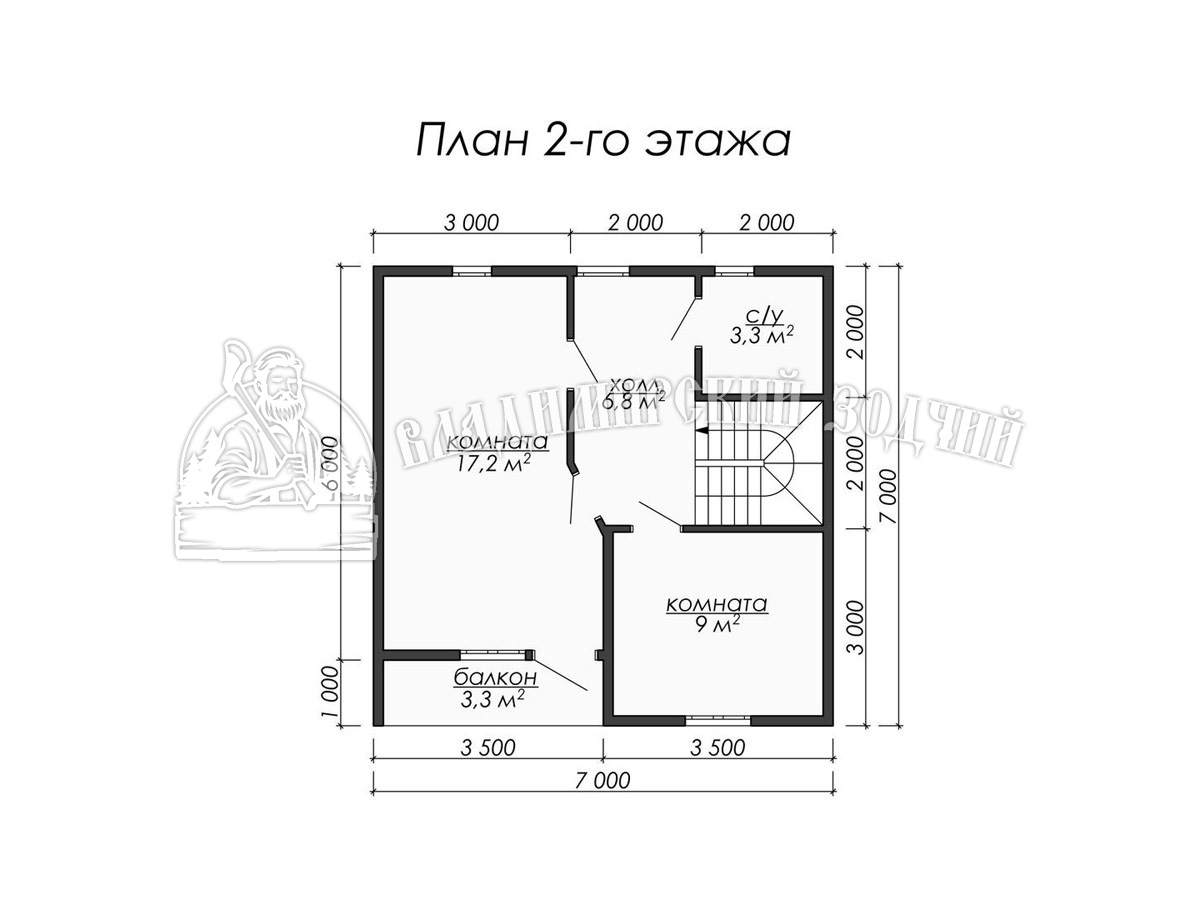 Проект Каркасный дом ДК029 