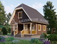 Проект Каркасный дом ДК050