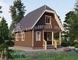 Проект Каркасный дом ДК050