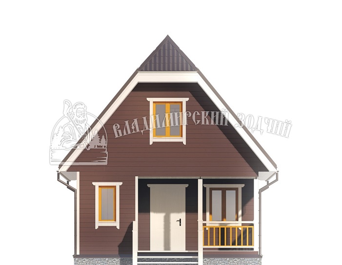 Проект Каркасный дом ДК050