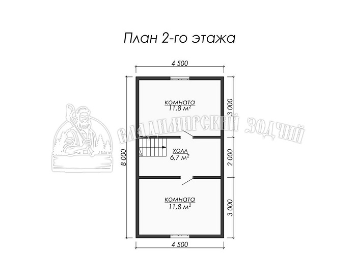 Проект Каркасный дом ДК050 