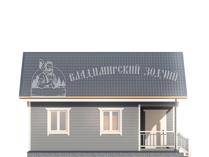Проект Каркасный дом ДК055