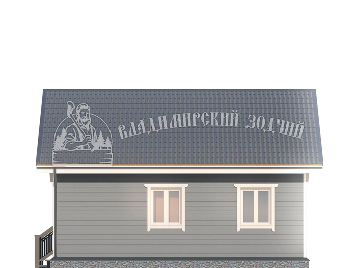 Проект Каркасный дом ДК055