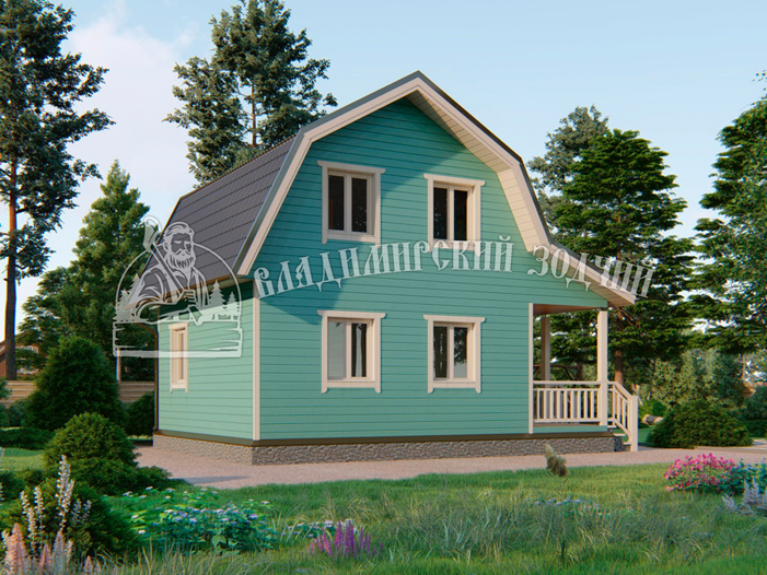 Проект Каркасный дом ДК069