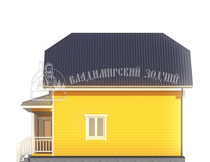 Проект Каркасный дом ДК072