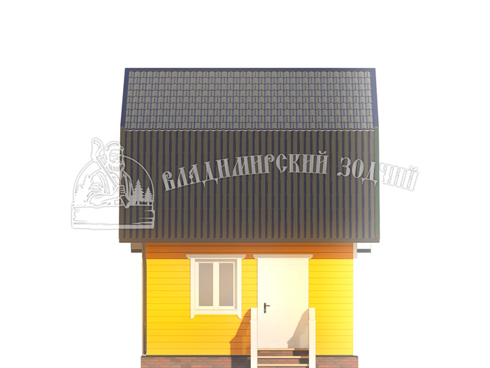 Проект Каркасный дом ДК102