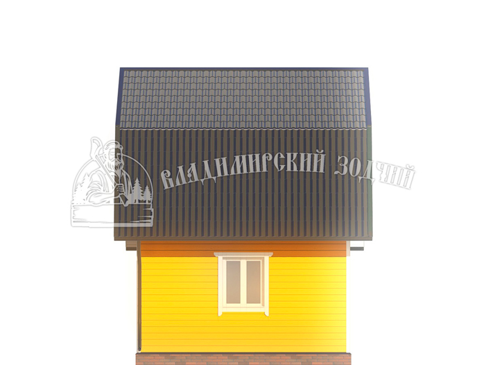 Проект Каркасный дом ДК102