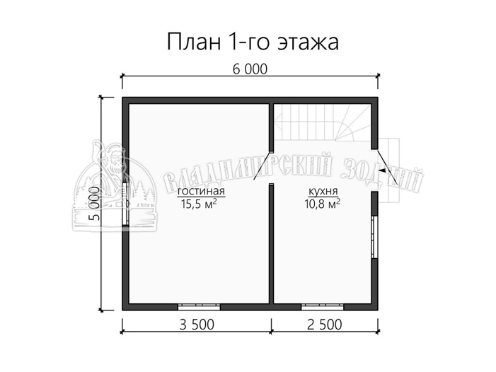 Проект Каркасный дом ДК102