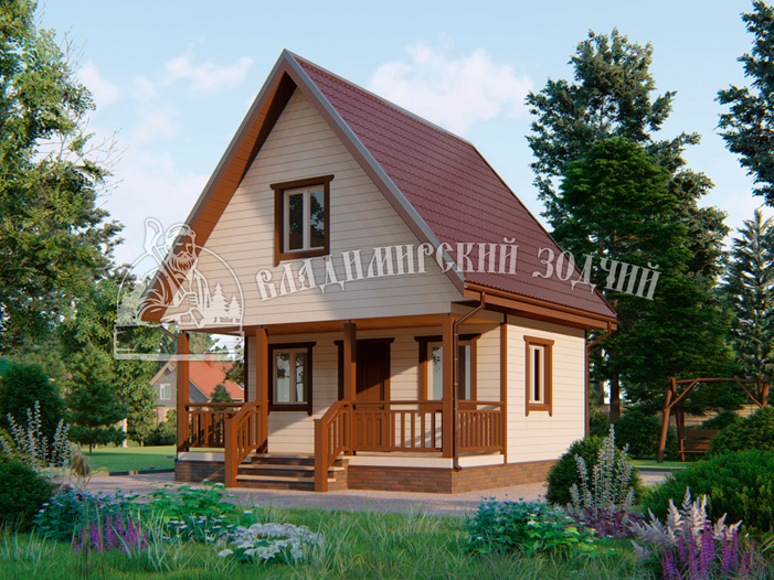Проект Каркасный дом ДК108