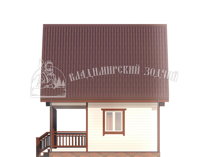 Проект Каркасный дом ДК108