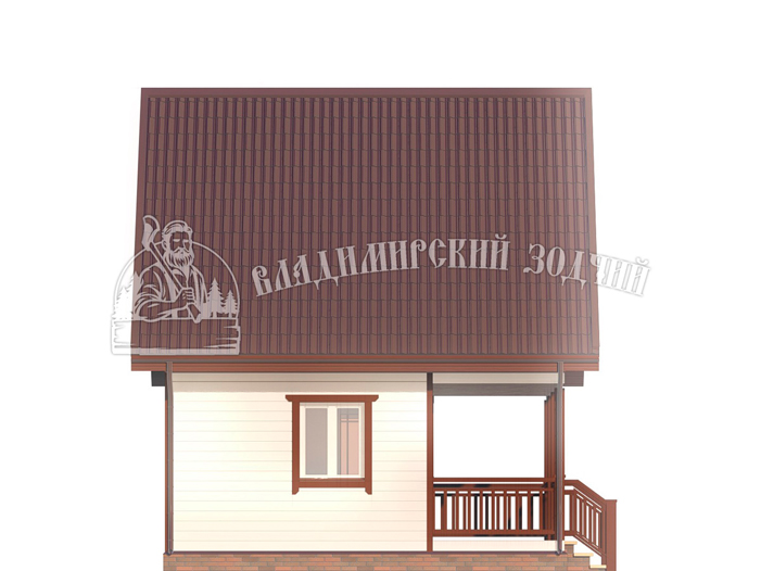 Проект Каркасный дом ДК108
