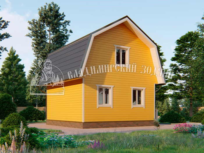 Проект Каркасный дом ДК112