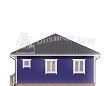 Проект Каркасный дом ДК116