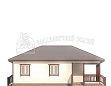 Проект Каркасный дом ДК128